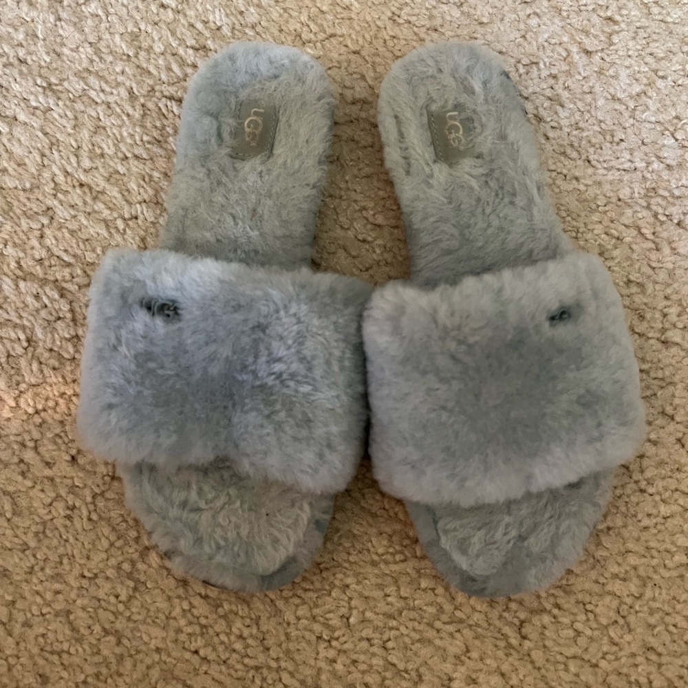 💛 Ugg sky blue slippers 6